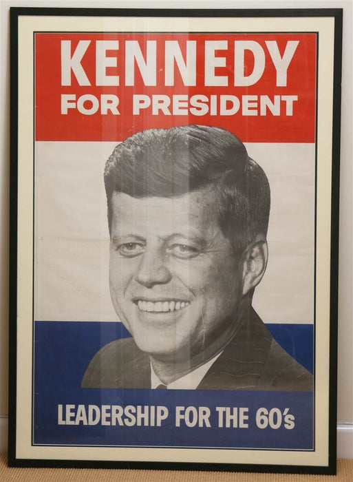 John F. Kennedy for President Campaign Poster