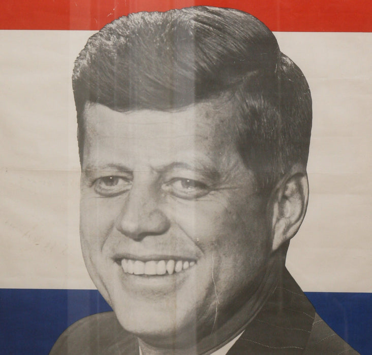John F Kennedy Original 1960 Presidential Campaign Poster