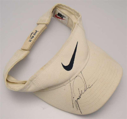 Tiger Woods Autograph on Golf Sun Visor