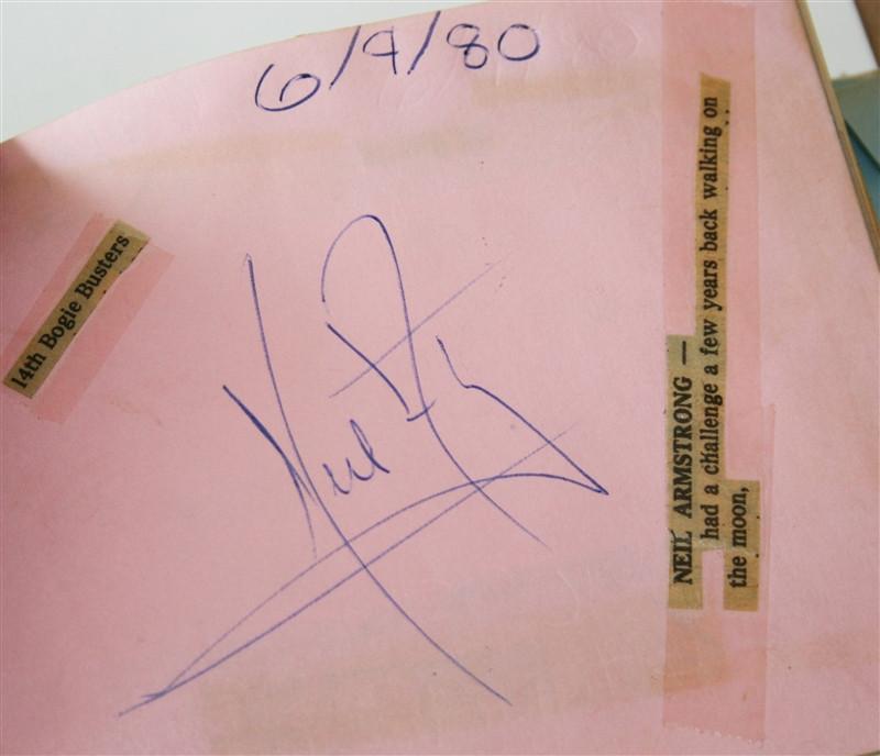 Neil Armstrong autograph