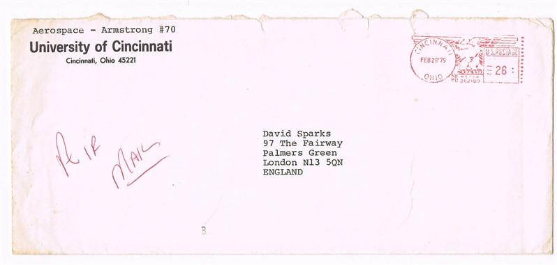 Neil Armstrong signed letter