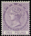 Tobago 1879 £1 mauve (Unused) SG6