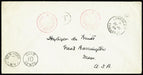 Tristan Da Cunha 1929 stampless cover to USA (SGC7)