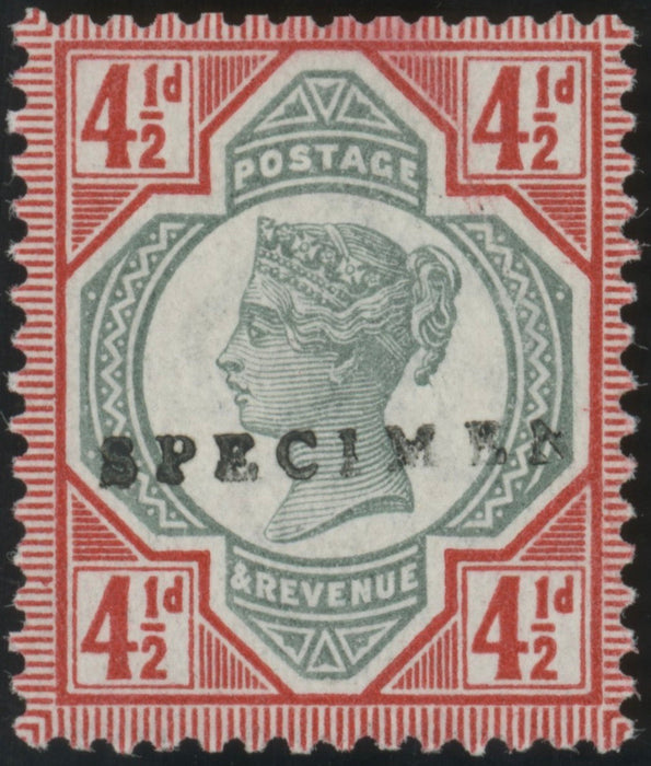 Great Britain 1892 4½d colour trial, SG206var