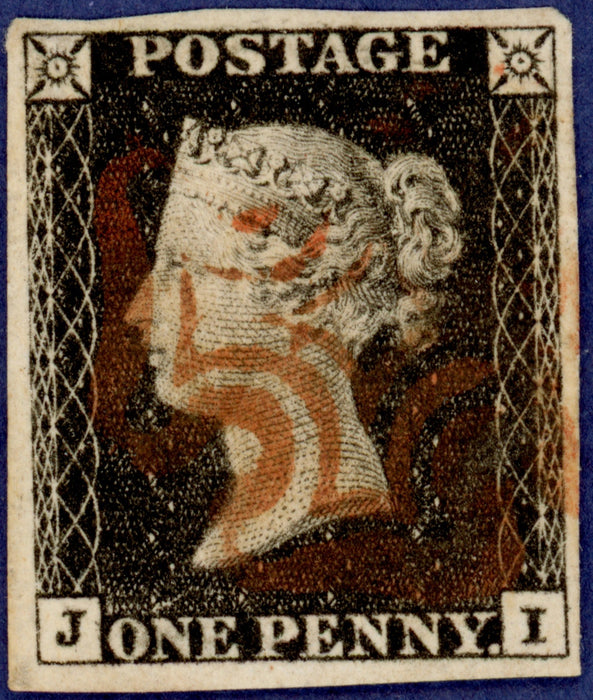 Great Britain 1840 1d black Plate 1a, SG2