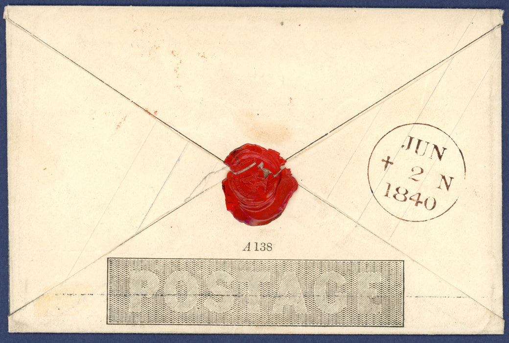 Great Britain 1840 1d Mulready Envelopes (Forme 1, Stereo A138 & Forme 2, Stereo A151), SGME2
