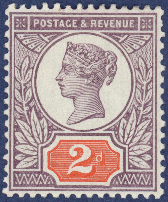 Great Britain 1899 2d "Jubilee" colour trial, SG200var