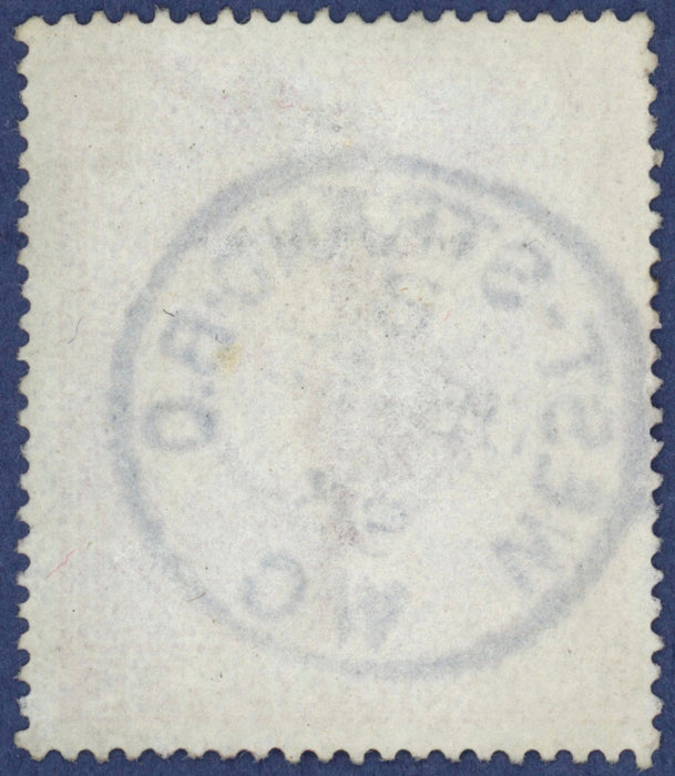 Great Britain 1882 5s rose, Plate 4 (white paper), SG134