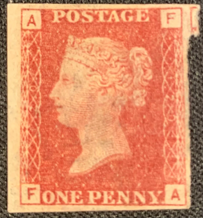 Great Britain 1858 1d rose-red Plate 120, SG43a