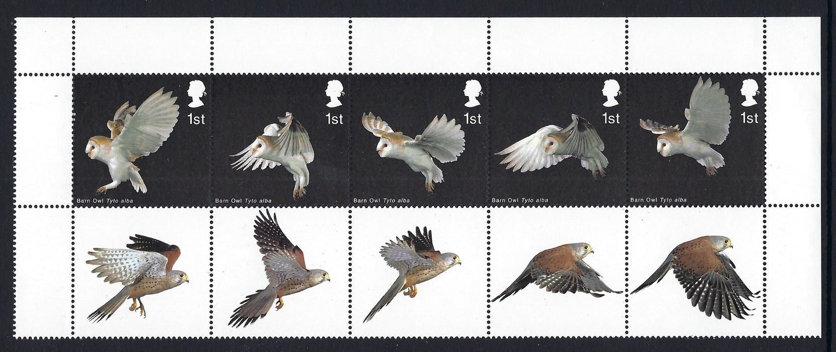 Great Britain 2003 Queen Elizabeth II 1st Birds of Prey, SG2327ab
