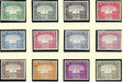 Aden 1937 "Dhows" 1/2a to 10r set of 12 SG1/12