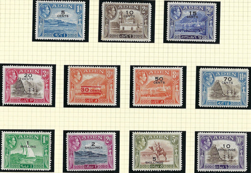 Aden King George VI 1951 SG36/46