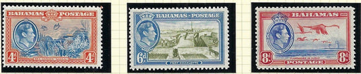 Bahamas 1938 (1 July) King George VI Watermark Multiple Script CA. SG158/160