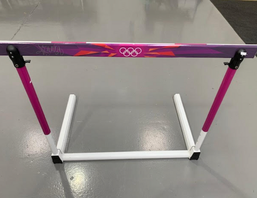 London 2012 Olympic Games hurdle signed by gold medallist Jessica Ennis