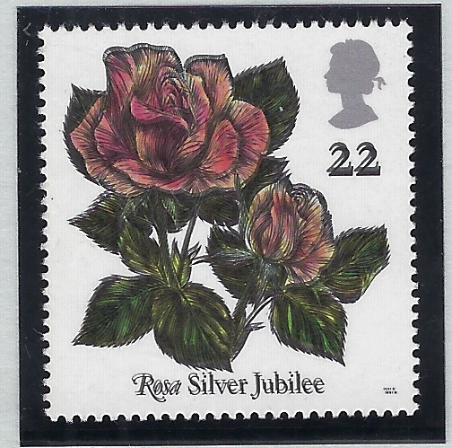 Great Britain 1991 22p World Congress of Roses error, SG1568b