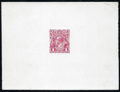 Australia 1914 (March) Perkins Bacon 1d die proof, SG21