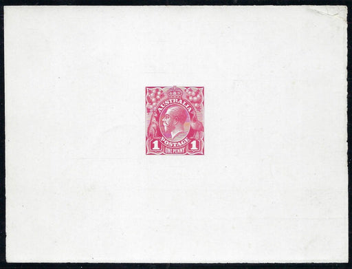 Australia 1914 (March) Perkins Bacon 1d die proof, SG21