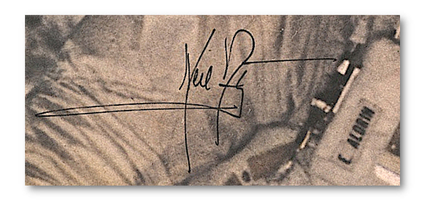 Neil Armstrong signed copy of Life magazine