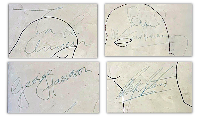 Beatles signed 1964 Christmas concert programme