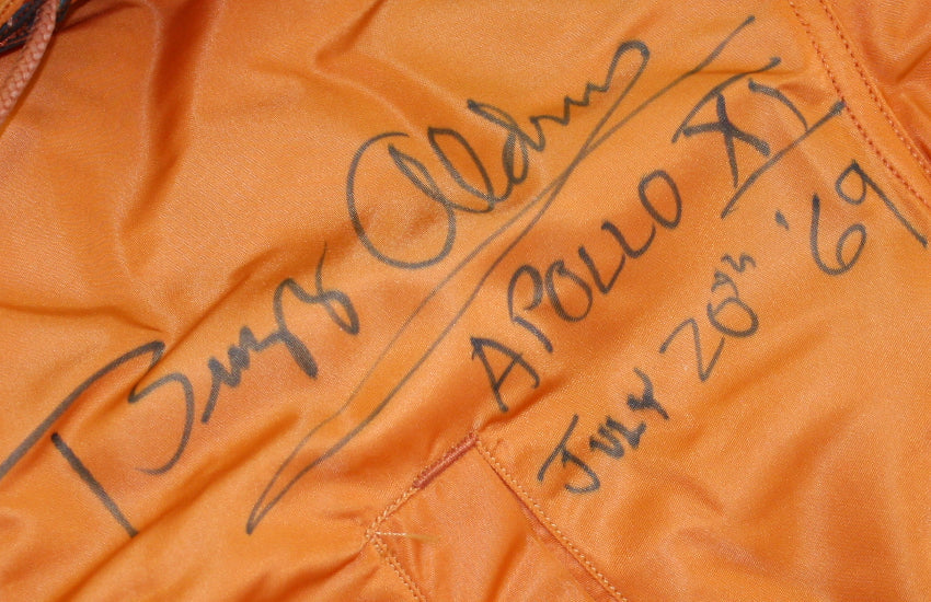 Buzz Aldrin Apollo 11 NASA flight training suit