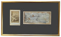 Charles Dickens signed cheque