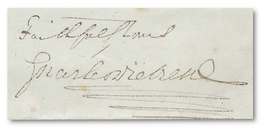 Charles Dickens signed handwritten letter