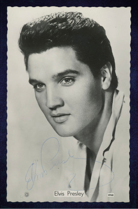 Elvis Presley signed photograph
