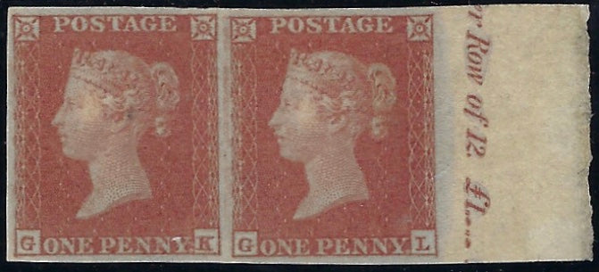 Great Britain 1841 1d Red brown P1.131, SG8.