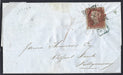 Great Britain 1841 Cover 1d Red brown Plate 46 SG8