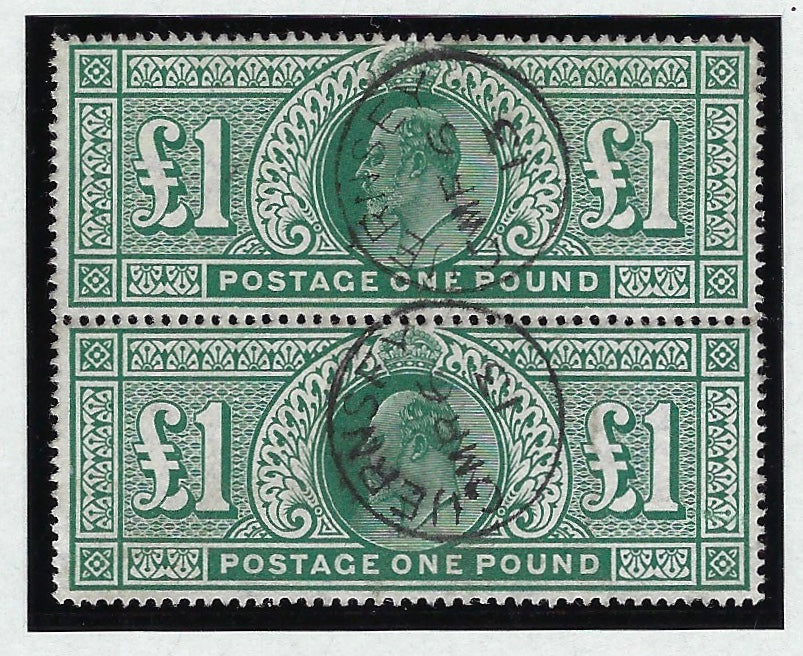 Great Britain 1911 £1 Deep green, SG320