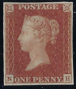 Great Britain 1841 1d Red brown Plate 10, SG7
