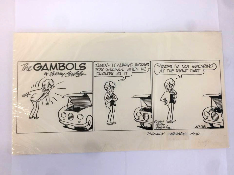 The Gambols original comic strip