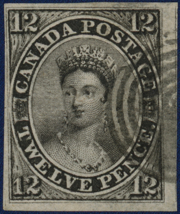 Canada 1851 Used The Famous 12d Black, SG4