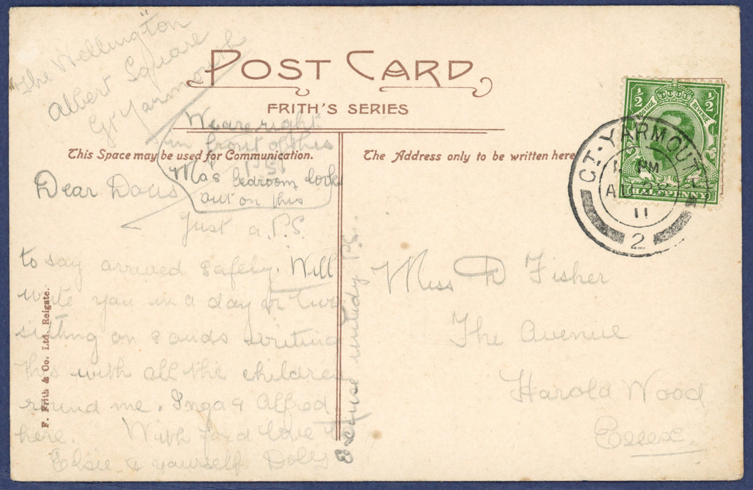 Great Britain 1911 ½d green cover, SG322a