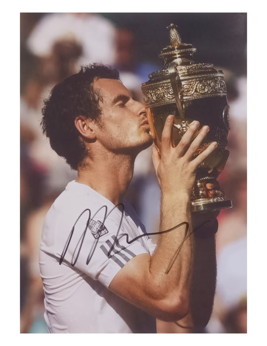 Tennis Grand Slam tournament winners signed photographs