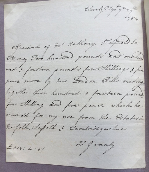 British nobility letter