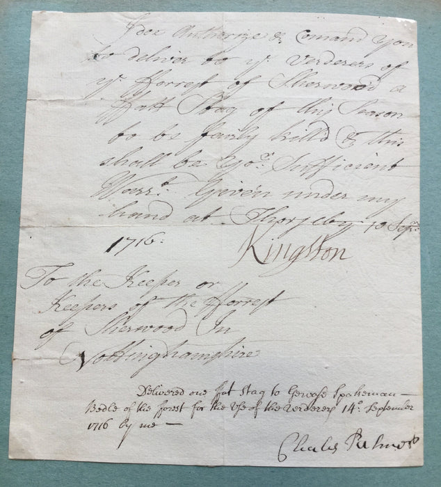 British nobility letter
