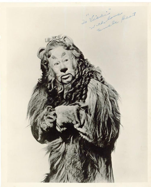 Bert Lahr signed photo