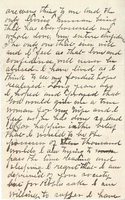 Frank James Signed Letter 